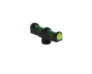 TruGlo TG947AGM Long•Bead  Black | Green Fiber Optic Front Sight 6-48" Threads