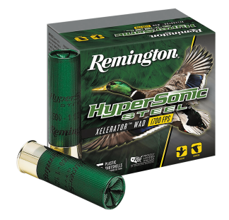 Remington Ammunition 26743 HyperSonic Steel 12 Gauge 3" 1 1/8 oz 2 Shot 25rd Box/ 10 Cs