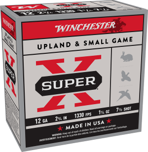 Winchester Ammo X127 Super X Game Load High Brass 12 Gauge 2.75" 1 1/4 oz 7.5 Shot 25 Bx
