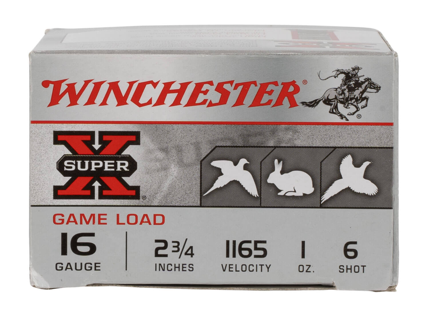 Winchester Ammo XU166 Super X Game Load 16 Gauge 2.75" 1 oz 1165 fps 6 Shot 25rd Box - Image 2