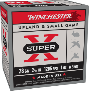 Winchester Ammo X28H6 Super X Heavy Game Load High Brass 28 Gauge 2.75" 1 oz 6 Shot 25 Bx