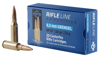 PPU PP6GH Standard Rifle  6.5 Grendel 120 gr Hollow Point Boat Tail 20rd Box