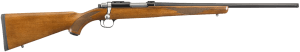 Ruger 7225 77/22  22 Hornet 6+1 Capacity  20" Threaded Barrel  Blued Alloy Steel  Integral Scope Mount On A Solid Steel Receiver  American Walnut Stock
