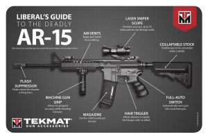 TekMat TEKR17AR15MEDIA Liberal's Guide To The AR-15 Cleaning Mat 11" x 17"