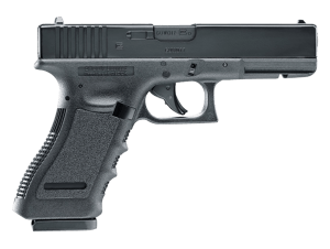 Glock Air Guns 2255208 Glock 17 Gen3 CO2 177 BB 18+1 4.48" Black Polymer Grips
