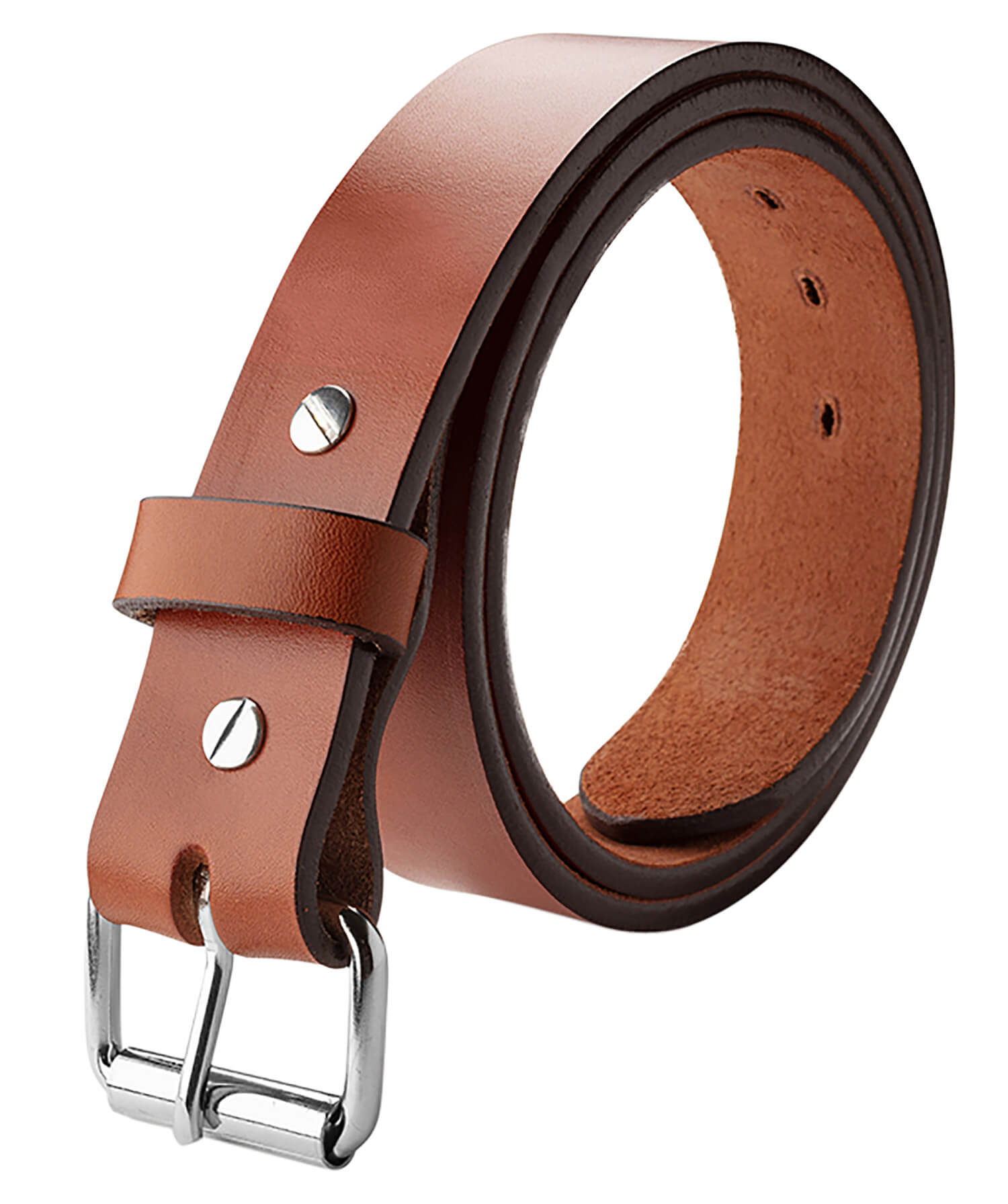 1791 Gunleather BLT014852CBRA 01 Gun Belt Classic Brown Leather 48/52 1.50" Wide Buckle Closure - Image 2
