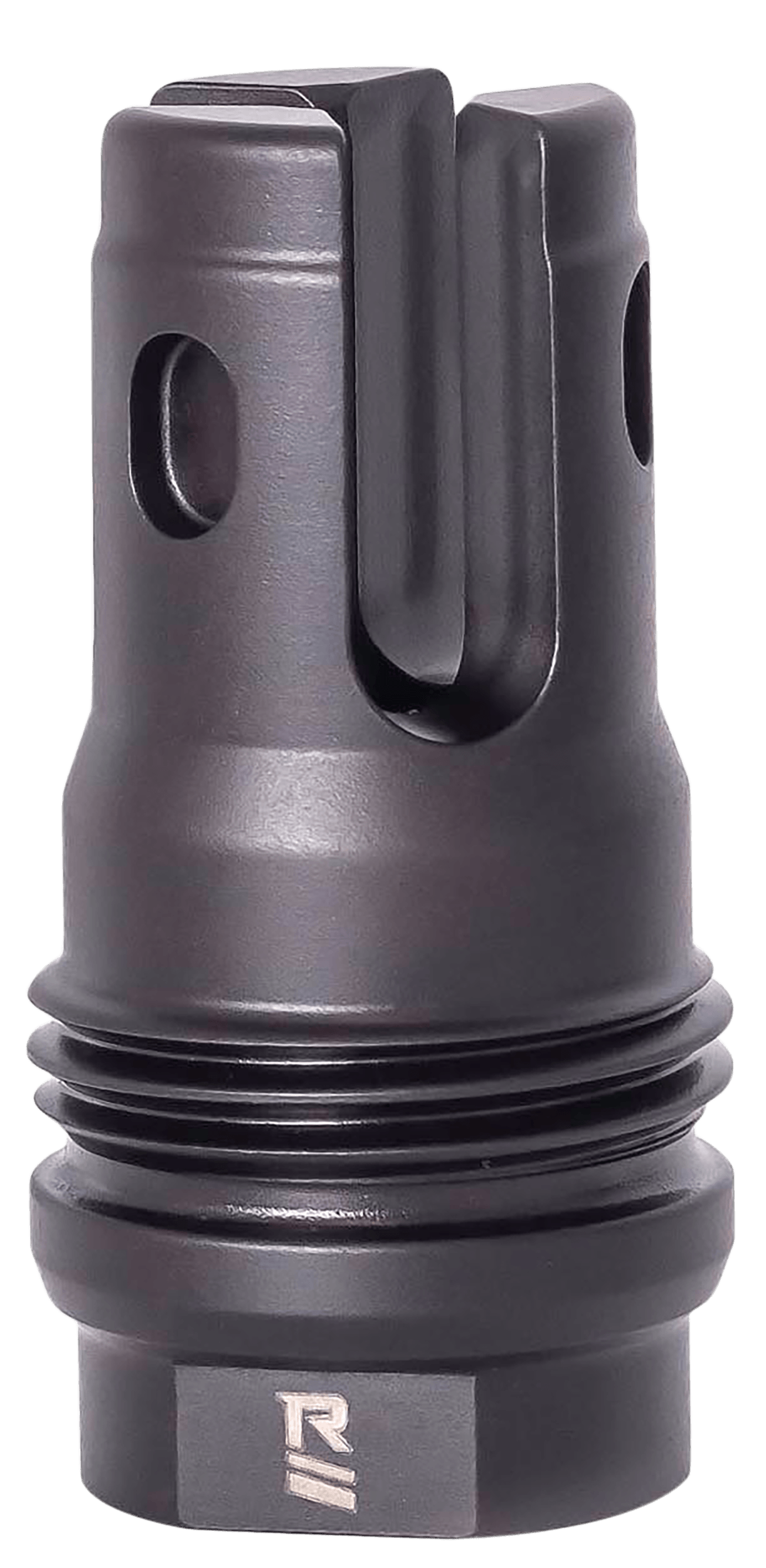 Rugged Suppressor FH015 R3 Flash Mitigation System Black with 3/4"-24 tpi Threads & 2.13" OAL for 7.62mm SR25