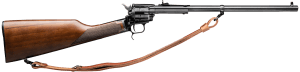 Heritage Mfg BR226B16HSLS Rough Rider Rancher 22 LR Caliber with 6rd Capacity 16.12" Barrel Black Oxide Metal Finish & Walnut Stock Right Hand (Full Size) Includes Leather Sling