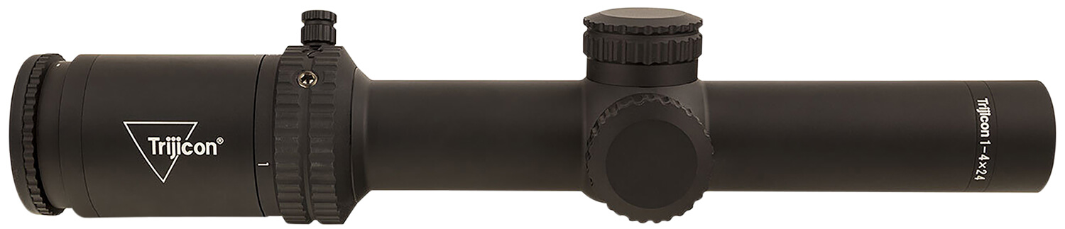Trijicon 2900011 Credo Matte Black 1-4x24mm 30mm Tube LED Illuminated Red MRAD Ranging Reticle - Image 2