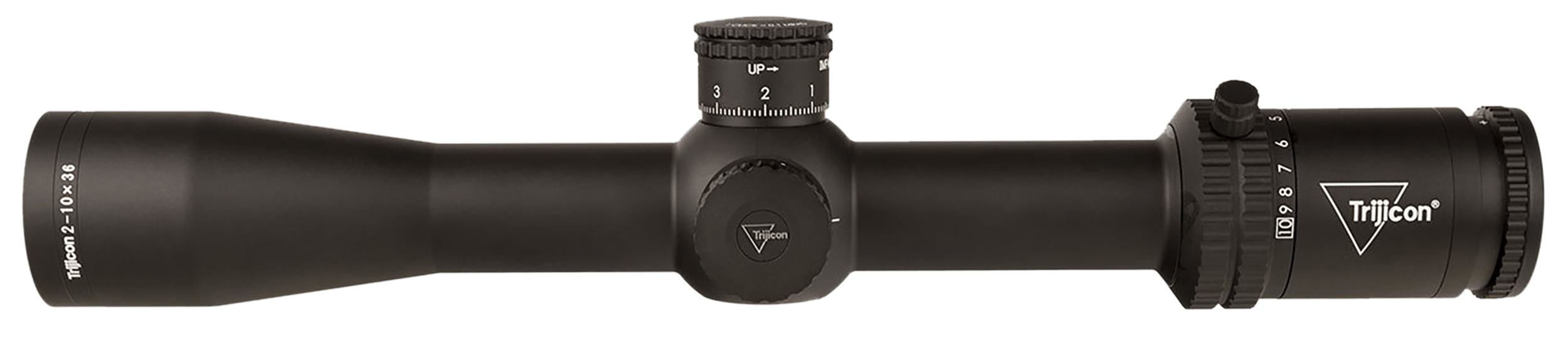 Trijicon 2900038 Credo Matte Black 2-10x36mm 30mm Tube LED Illuminated Red MRAD Precision Tree Reticle