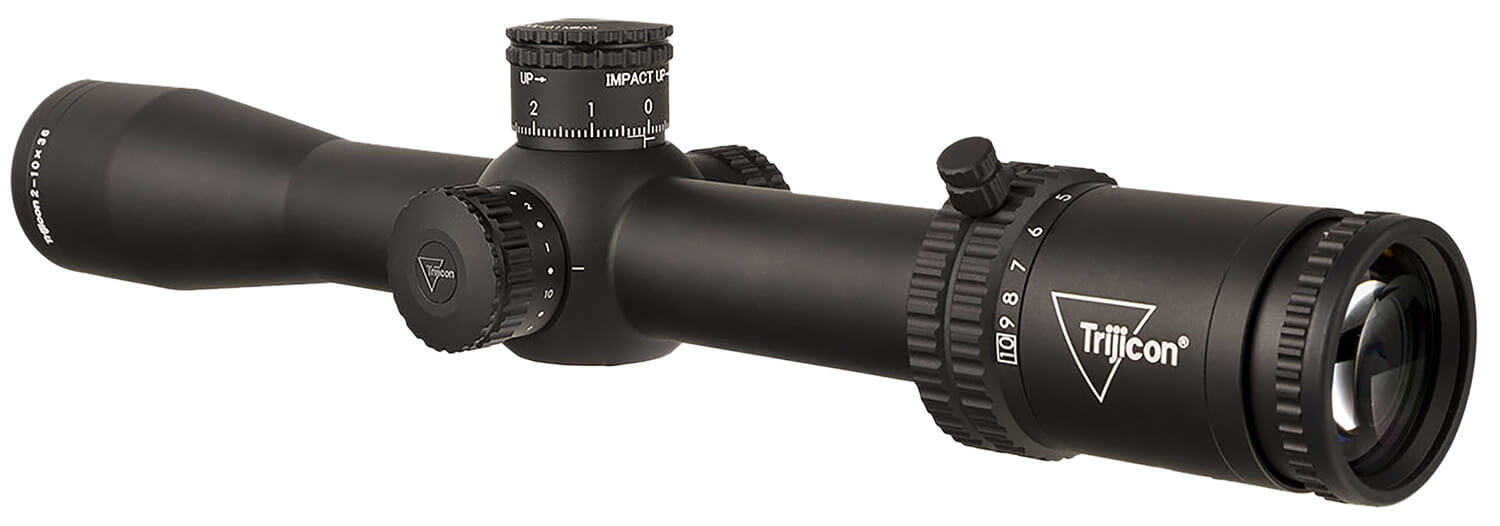 Trijicon 2900038 Credo Matte Black 2-10x36mm 30mm Tube LED Illuminated Red MRAD Precision Tree Reticle - Image 3