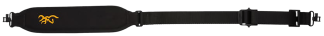 Browning 12232099 Corporate Sling made of Black Foam with Rubber Backing  25.50"-39" OAL  Adjustable Design & Swivels for Rifle/Shotgun