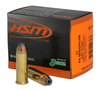 HSM 44M18N20 Pro Pistol 44 Rem Mag 240 gr Jacketed Hollow Cavity 20rd Box