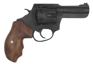 Charter Arms 63546 Professional 357 Mag 6 Shot 4.2" Black Nitride Steel Barrel Cylinder & Frame w/Walnut Finger Grooved Grip