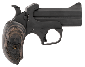 Bond Arms BABJ Black Jack 45 Colt (LC) 410 Gauge 2rd Shot 3.50" Black Black Steel Frame Black Ash Grips Features Silver Spade Above Hinge