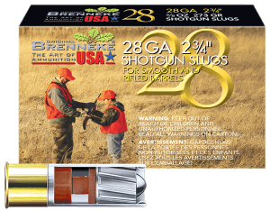Brenneke SL282BR Brenneke 28 28Gauge 2.75" 5/8oz Slug Shot 5 Per Box