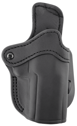 1791 Gunleather ORPDH24SBLR BH2.4 Optic Ready OWB 2.4 Stealth Black Leather Paddle Fits Walther PPQ/Sig P320/Springfield XD-M