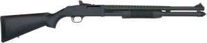 Mossberg 50693 590 Persuader 12 Gauge 8+1 3" 20" Cylinder Bore Heat-Shield Barrel  Matte Blued Metal Finish  Drilled & Tapped Receiver  Ghost Ring Sight  Synthetic Stock