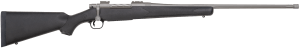 Mossberg 28135 Patriot Synthetic 300 Win Mag 3+1 24" Threaded/Fluted Barrel w/Recessed Match Crown  Cerakote Stainless Steel  Spiral-Fluted Bolt  Synthetic Stock  Drop Box Magazine  Adjustable LBA Trigger