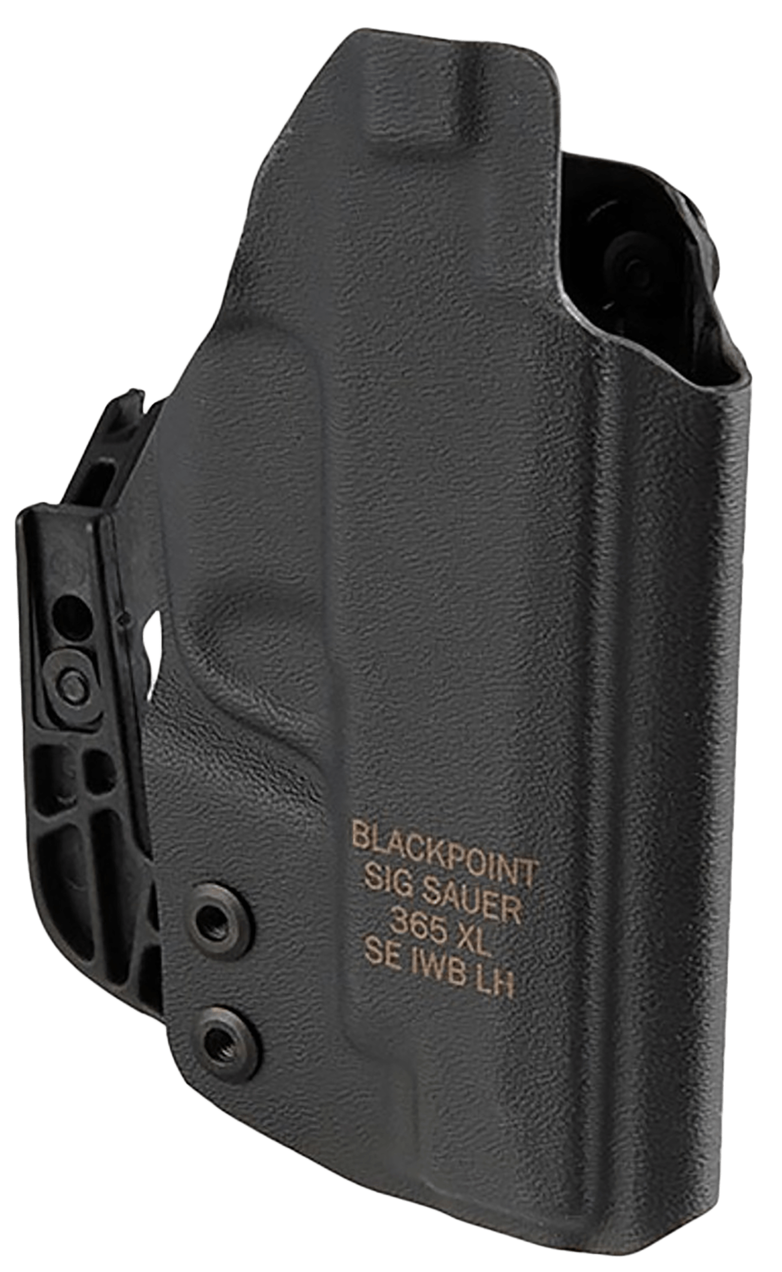 Sig Sauer HOL365XLAPXLH Tactical IWB Black Polymer Belt Clip Fits Sig P365XL Left Hand