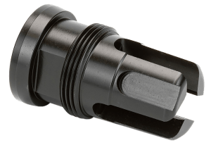 Griffin Armament TMMFH5824 Minimalist Taper Mount Flash Suppressor Black 17-4 Stainless Steel with 5/8"-24 tpi Threads 1.80" OAL & 1.07" Diameter for 30 Cal