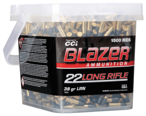 CCI 10025 Blazer Rimfire 22LR 38gr Lead Round Nose 1500/Box
