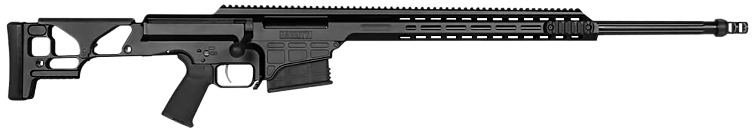 Barrett 18514 MRAD 308 Win 10+1 24" Match Grade Barrel Black Cerakote Aluminum Receiver Fixed Synthetic Stock w/Adjustable Comb Adjustable Match Grade Trigger Ambidextrous Safety & Magazine Release Optics Ready