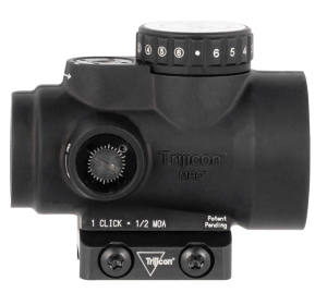 Trijicon 2200051 MRO HD Black Hardcoat Anodized 1x 25mm 2 MOA Red Dot/68 MOA Red Circle LED Multi Reticle