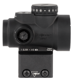 Trijicon 2200053 MRO HD Black Hardcoat Anodized 1x 25mm 2 MOA Red Dot/ 68 MOA Red Circle LED Multi Reticle