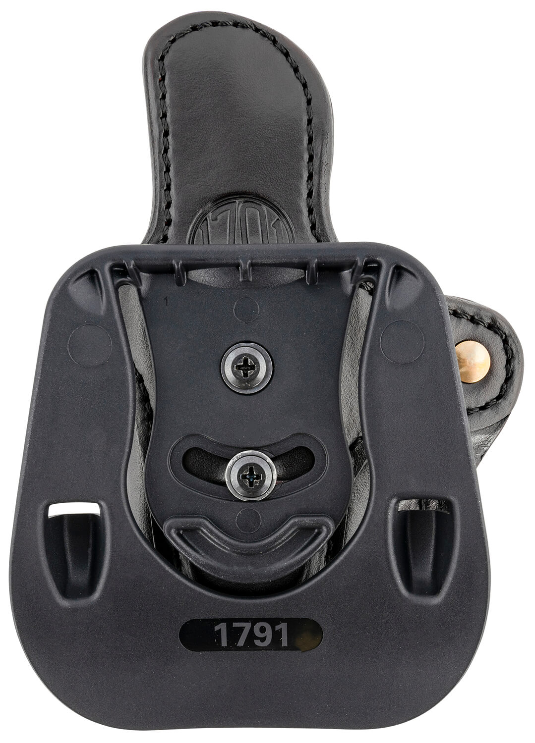 1791 Gunleather ORPDH21SBRR BH2.1 Optic Ready OWB Size 2.1 Signature Brown Leather Paddle Compatible w/Glock 17/Springfield XD/S&W Shield Right Hand - Image 2