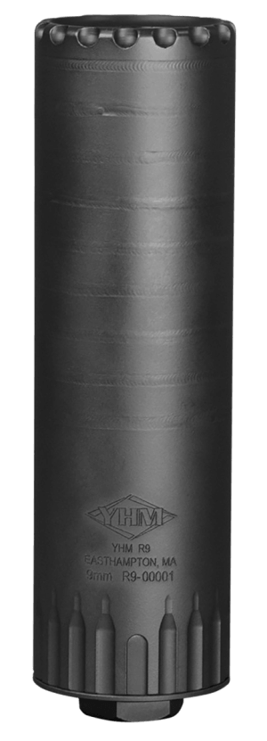 Yankee Hill 215528 R9  9mm Luger 1.562" Black Cerakote 17-4 Stainless Steel 1/2"-28 tpi