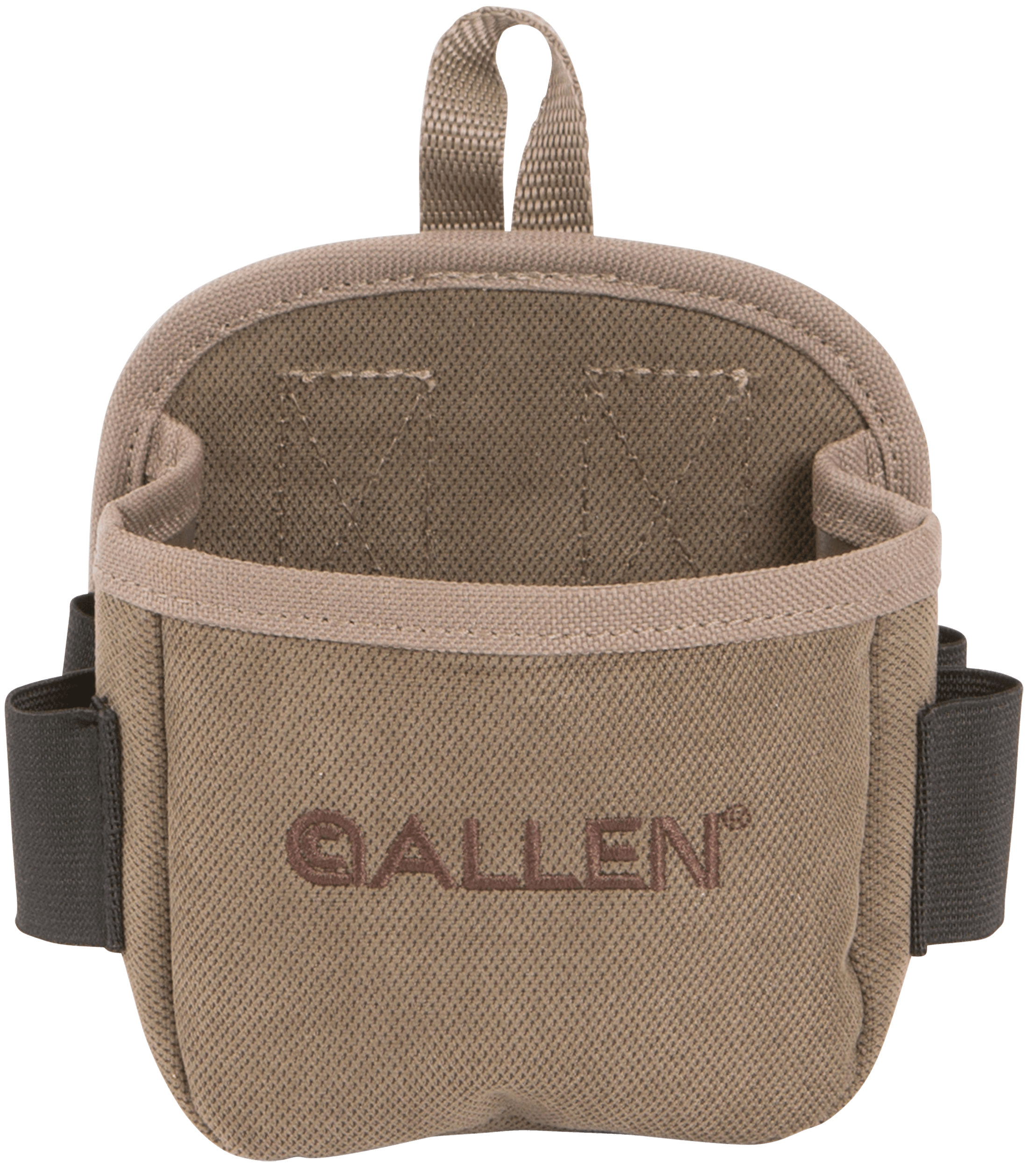 Allen 2203 Select Shell Carrier 25 Shell Box Capacity Tan Canvas w/4 Side Loops Belt Clip Mount