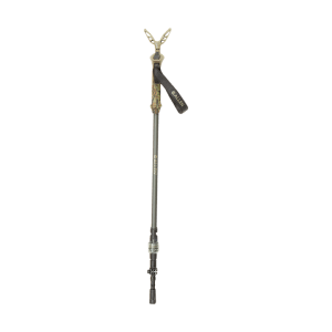 Allen 21447 Axial EZ-Stik Shooting Stick Monopod Matte Beetle Green Aluminum w/Rubber Foot  Push Button Auto Slide Action  Post Attachment System & 29-61" Vertical Adjustment