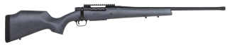 Mossberg 28103 Patriot Long Range Hunter 6.5 Creedmoor 5+1 Capacity 22" Threaded/Fluted Barrel Matte Blued Metal Picatinny Rail Benchrest Style Forend Spider Gray Polymer-Coated Monte Carlo Hunting Stock w/Aluminum Bedding Pillars & Textured Grip