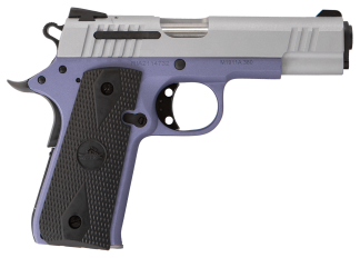 Citadel CIT380OLALA M1911 Baby Compact Frame 380 ACP 7+1  3.75" Stainless Steel Barrel  Silver Serrated Steel Slide  Crushed Orchard Cerakote Aluminum Frame w/Beavertail  Ambidextrous