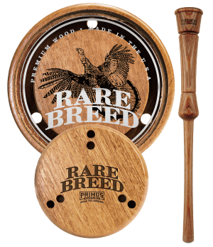 Primos PS2903 Rare Breed Friction Call Attracts Turkeys Natural Glass/Wood