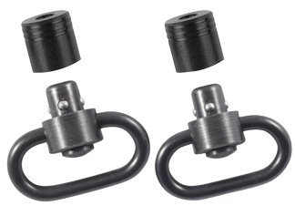 Outdoor Connection PBS19121 Push Button Swivel Set  1" Black Steel