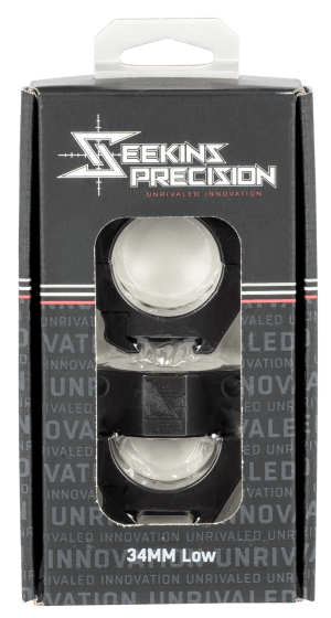 Seekins Precision 0010630002 Scope Rings Matte Black 34mm Low