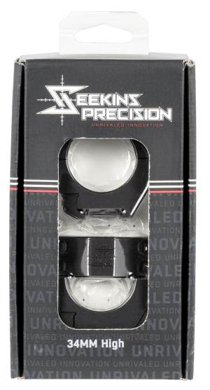 Seekins Precision 0010630006 Scope Rings Matte Black 34mm High