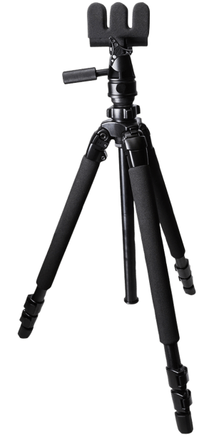 KOPF Jager KJ85001K K700 AMT Tripod made of Aluminum with Black Finish  Pivoting Reaper Grip  360 Degree Pan & 3-Level Leg Extensions