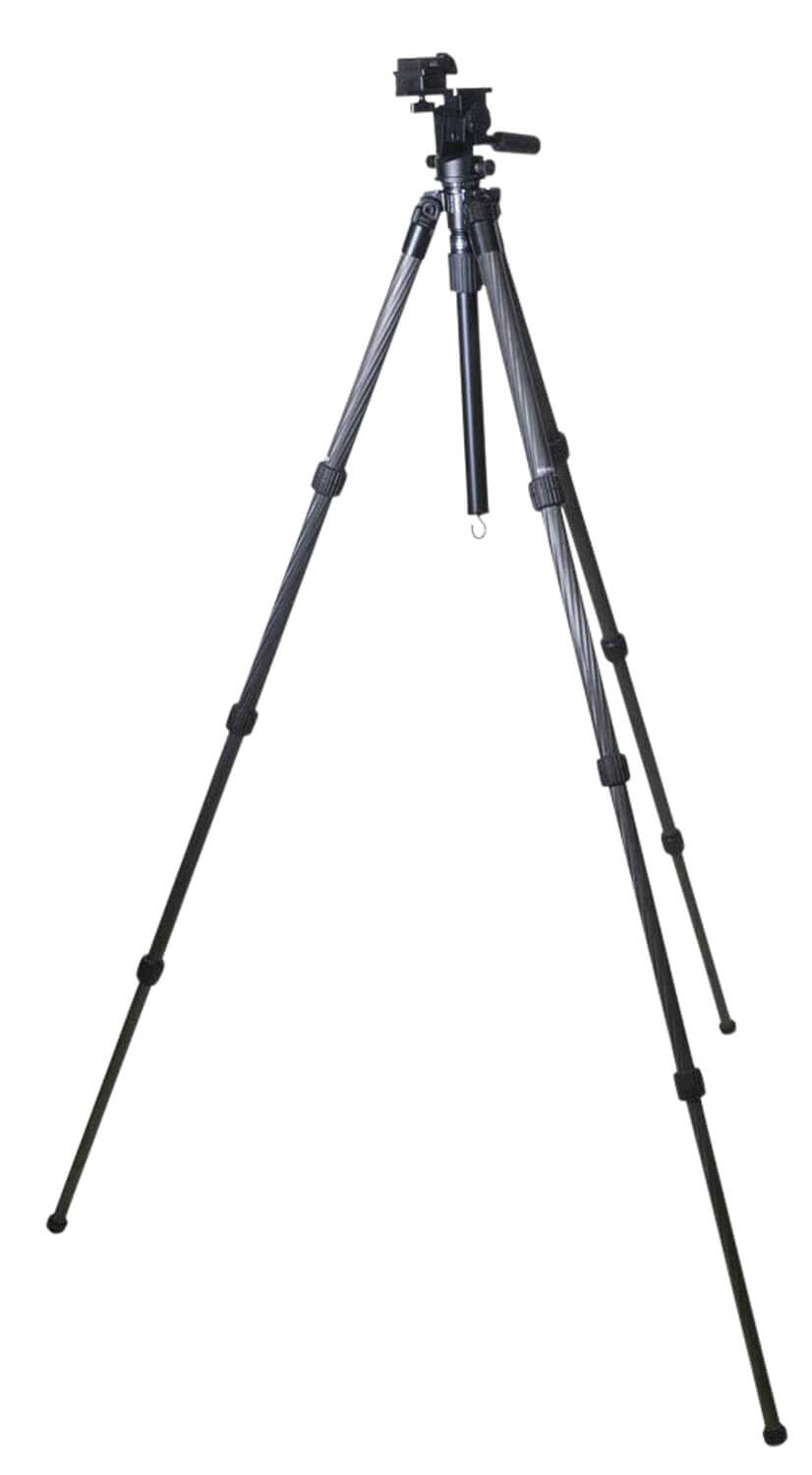KOPF Jager KJ85004K K800 Tripod made of Carbon Fiber with Black Finish Adjustable Reaper Rail 4-Level Leg Extension 21-87 Degree Pan & Tilt - Image 2
