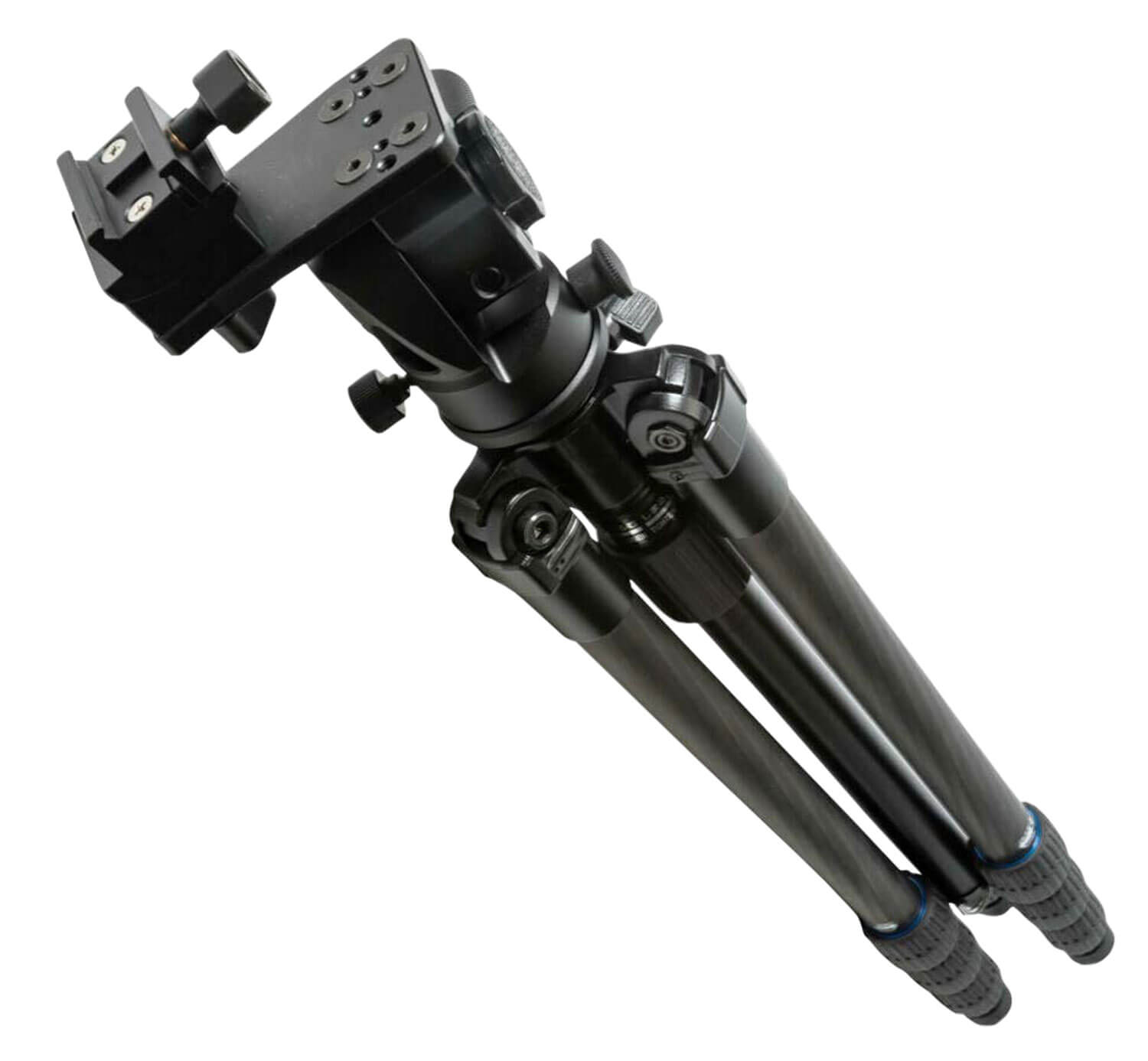 KOPF Jager KJ85004K K800 Tripod made of Carbon Fiber with Black Finish Adjustable Reaper Rail 4-Level Leg Extension 21-87 Degree Pan & Tilt - Image 3