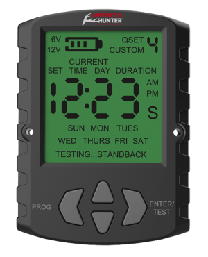 American Hunter AHUTM Universal Digital Timer  6/12 Volt  1-30 Seconds Feed Rate  2 Quick/16 Custom Settings