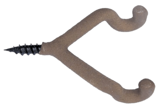 HME HMEDAH3 Dual Accessory Hook  3 Pack