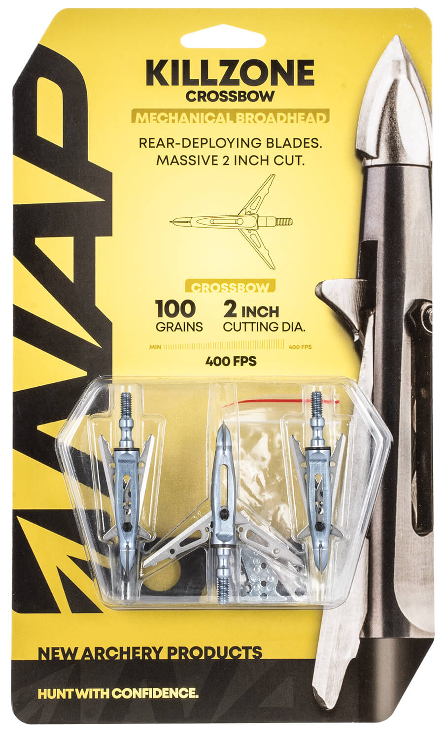 NAP NAP60814 Killzone Broadhead 100 GR/ 3 Pack - Image 2