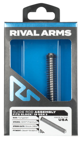 Rival Arms RA50G201T Guide Rod Assembly  Tungsten for Glock 19 Gen3