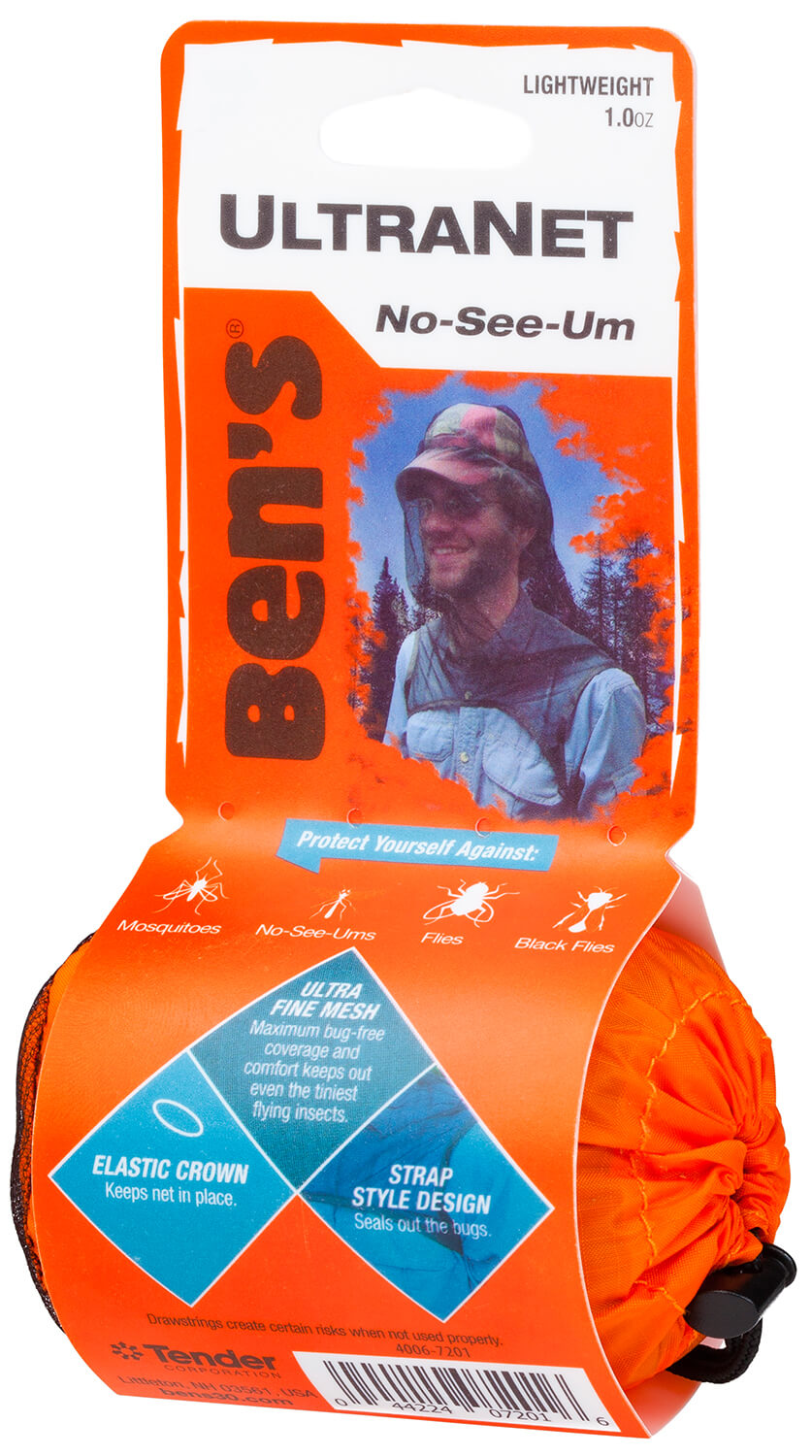 Ben's 00067201 UltraNet Head Net Knit Brown Full Face Mask - Image 2