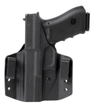 Uncle Mike's 54CCW07BGL CCW Holster OWB Black Boltaron Belt Loop Fits Springfield XD/XD Compact Left Hand