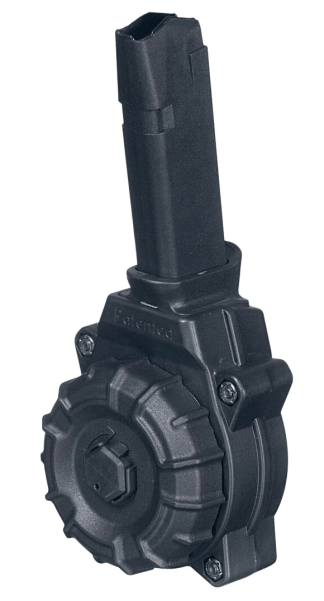 ProMag DRMA35 Standard 30rd Drum 9mm Luger Compatible w/ Glock 43X/48 Black DuPont Zytel Polymer