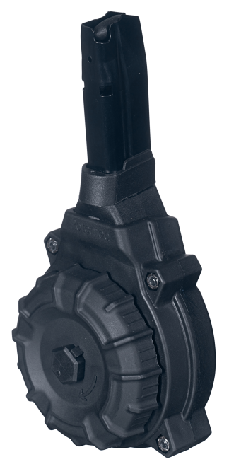 ProMag DRMA32 Standard 50rd Drum 9mm Luger Fits Sig P365/P365XL Black DuPont Zytel Polymer